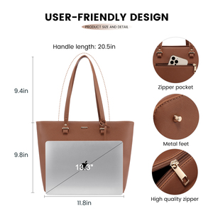Sacs à bandoulière en cuir PU LOVEVOOK 2026 pour femmes, sacs à main de luxe, sacs d'été et d'automne imperméables avec fermeture éclair, sacs personnalisés en gros - Product Image 5