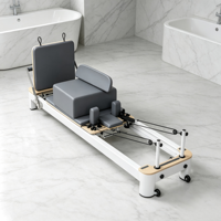 AUGER Machine de Pilates Reformer Commerciale en Aluminium, Équipement de Fitness Professionnel pour Studio, Lit d'entraînement du tronc