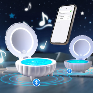 Bé Trắng tiếng ồn Ngủ Đêm ánh sáng Loa di động có thể sạc lại không dây nhà bé ngủ loa với ánh sáng máy chiếu - Product Image 2