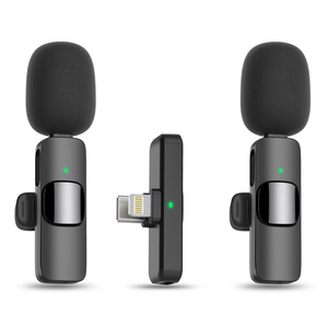 2in1 Bluetooths Microphone <b>Wireless</b> Lavalier Microphone Noise Reduction Outdoor Live Broadcast USB Lavalier Microphone - Product Image 1