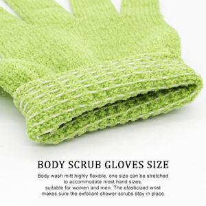 BSCI-guante exfoliante de poliéster, surtido personalizado, para Spa de belleza, masaje de piel, ducha y baño, con logotipo - Product Image 3