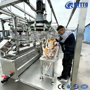 Équipement d'abattage de volailles mobile 1000BPH, certifié CE ISO, en acier inoxydable 304, solution complète pour ligne d'abattage de poulets, économique - Product Image 5