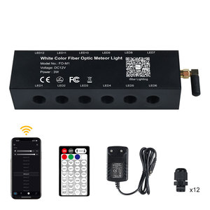 3W Blanc Couleur 12LEDS Meteor/App Control Fiber Optic illuminator Car Roof Starry Sky LED Light Engine avec APP Controller/Remote - Product Image 2