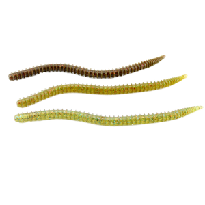 Appât de ver joyeux pour la pêche au bar d'eau douce Senko leurre souple Drop Shot Rig <span class=keywords><strong>Carolina</strong></span> Rig Jig Head Silicone pour la pêche en rivière - Product Image 4