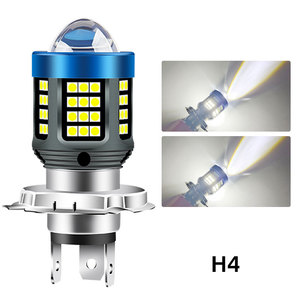 Faro LED Bicolore per Moto, Luce Alta e Bassa, Gialla e Bianca, Luce Fendinebbia per <span class=keywords><strong>H4</strong></span> BA20D P15D CSP, Moto e Scooter - Product Image 2