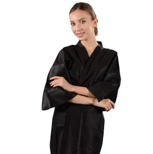 Disposable Kimono Bath Robes Spa Wrap Non-Woven Massage Waxing Tanning Salon Body Hobe For Home or Hotel Spa Experience