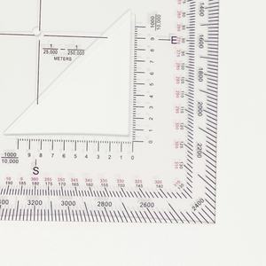 Righello Trasparente Quadrato in Plastica Spessore 1.2mm, 12.7cm x 12.7cm, Lunghezza Massima 12.7cm, per Esterni - Vendita Calda - Product Image 6