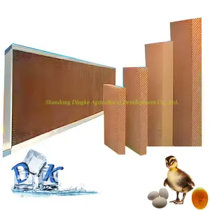 5090 evaporative cooling pad brown color 7090 Honey Comb Cooling Pad Air Cooler For Fan Pad Cooling System