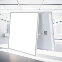 Panneaux LED encastrés SKD 60x60cm à haute luminosité, personnalisés en usine, garantie 5 ans, pour éclairage de bureau et commercial