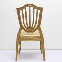 Chaises et tables de salle à manger en PP empilables, durables, de haute qualité, style européen moderne, pour événements, vente en gros