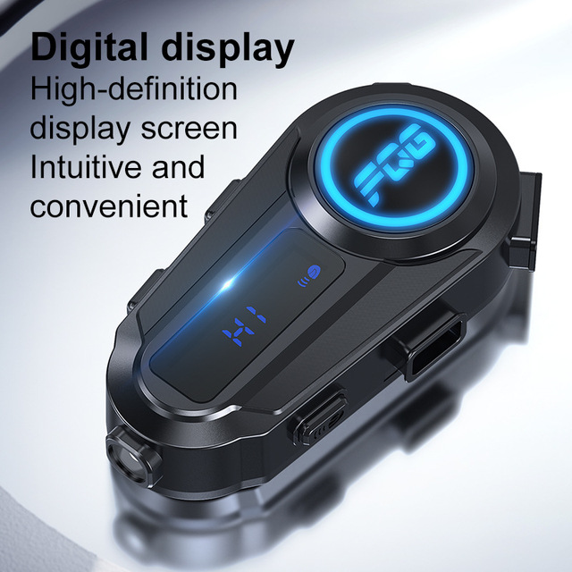 Factory-Wholesale Global for Helmet Headset Y08 with Intercom Music Sharing Waterproof Hi-Fi Sound & Noise Cancellation