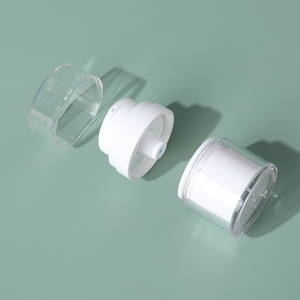 PP + như + ABS nhựa đôi tường không có không khí bơm Jar 15ml 30ml 50ml 100ml Lotion Kem container - Product Image 3