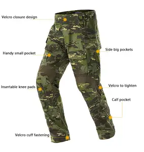 GAF, ropa táctica de camuflaje impermeable personalizada, camisa y pantalones, traje de rana G3, uniforme táctico de combate Multicam