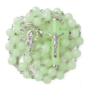 <span class=keywords><strong>Chapelet</strong></span> <span class=keywords><strong>lumineux</strong></span> avec perles croisées, <span class=keywords><strong>chapelet</strong></span> catholique <span class=keywords><strong>lumineux</strong></span> Sainte-Marie - Product Image 2