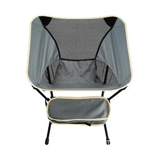 Mini 600D mô hình in ấn Oxford vải gấp mặt trăng ghế thoải mái ráp cắm trại bãi biển Ghế cho trẻ em công viên sử dụng ngoài trời - Product Image 2