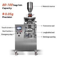 Machine automatique à 2 voies pour l'emballage de snus en poudre, haute productivité, remplissage et scellage de sachets non tissés de nicotine