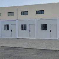 Rumah Kontainer Prefabrikasi Struktur Baja Harga Terjangkau Berkualitas Tinggi untuk Ruang Tamu, Kemasan Datar, Harga Rendah