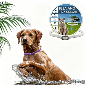 Collares Antipulgas Personalizables al por Mayor para <span class=keywords><strong>Perros</strong></span> y Gatos, Collares Impermeables Antipulgas y Garrapatas, Collares Repelentes de Insectos para Mascotas - Product Image 1
