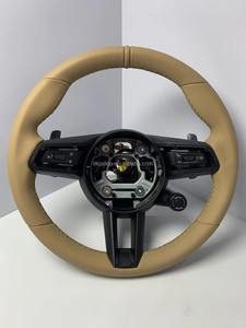 Volant de direction en cuir de style sport pour <span class=keywords><strong>BMW</strong></span> E90 E92 E93 E71 E82, compatible avec les modèles M3 M4 X6 X5 M2 X3, carbone - Product Image 2