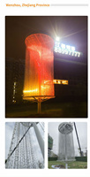 Éclairage architectural extérieur, sphère de cristal à pixels étanche IP68, affichage flexible en maille RGBW, événements scéniques