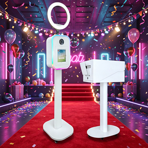 Station photo tout-en-un durable pour iPad et appareil photo reflex numérique avec écran LCD haute résolution pour les événements de remise de diplômes et les fêtes - Product Image 1