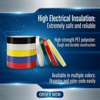 Ruban en PET Mylar ignifuge Aigao UL510, film polyester haute résistance, ruban isolant pour le masquage des circuits imprimés