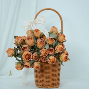 <span class=keywords><strong>Promie</strong></span> 7-Kopf Schneeflocke Rosen Weihnachten Interieur Landschafts bau Fak Bouquet von Rolled Wine Shop Fotografie Seiden blumen - Product Image 4