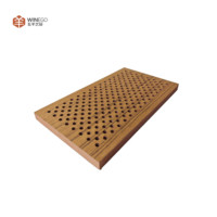 WINEGO Panel de pared acústico perforado con amortiguación de sonido Materiales de melamina insonorizados Panel acústico perforado con reducción de ruido