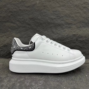 Zapatillas Deportivas de Lujo de Diseñador, con Detalle de Diamantes, Transpirables, Blancas, Cerradas, para Parejas, Casuales, para Exteriores, para Hombre y Mujer - Product Image 5