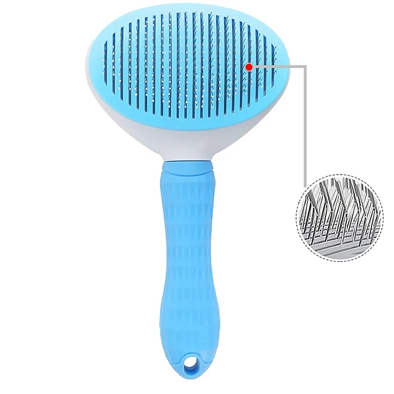 China supplies cepillo para gato dog grooming pet hair remover roller self cleaning cat brush