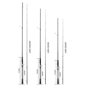 Canne à pêche haute qualité super légère pour la pêche au bar en mer, 2,4m/2,7m/2,9m, avec anneaux <span class=keywords><strong>Fuji</strong></span>, poids de lancer 8-60g, pour eau douce et eau salée - Product Image 6