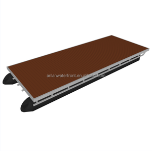 Ponton flottant modulaire en plastique à prix d'usine avec cadre en aluminium pour maison flottante - Product Image 6