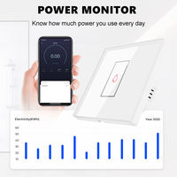 Interrupteur de chauffe-eau intelligent pour système de ventilation EU, moniteur d'alimentation 20a, Tuya, wi-fi, pour Alexa, Google Home