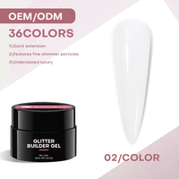 Gel UV Hema Free pour ongles, gel de construction pour ongles français, 36 couleurs, non toxique, végan, écologique, 30 ml, fournitures pour extensions d'ongles