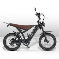Bicicleta Eléctrica de Montaña con Llantas Gruesas de 20 Pulgadas, Batería de Litio de 48 V y 15 Ah, Motor de Cubo Trasero de 1000 W, Freno de Disco para Adultos