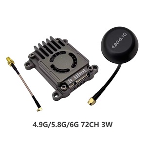 Módulo Transmisor de Video de Largo Alcance 4.9G/5.8G/6G 72CH 3W VTX con Antena SMA para Drones FPV - Product Image 1