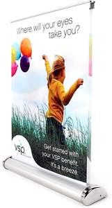 <span class=keywords><strong>Mini</strong></span> soporte retráctil personalizable para pancarta A3/A4, marco <span class=keywords><strong>de</strong></span> aluminio portátil, pancarta enrollable para uso en exhibición - Product Image 2