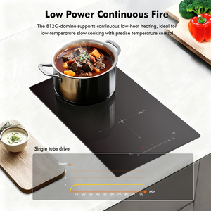 เตาแม่เหล็กไฟฟ้าสองหัว3200W ที่มีดีไซน์น้ำหนักเบา - Product Image 6