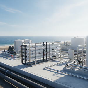 Station d'osmose inverse Two Whale 50TPH, norme ISO, pour le traitement des eaux usées de l'industrie minière, pompe à économie d'énergie, faible <span class=keywords><strong>entretien</strong></span> - Product Image 6