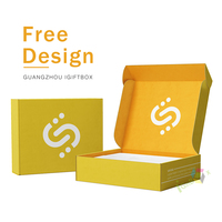 Boîte en carton ondulé écologique et recyclable avec logo personnalisé et design sur mesure pour l'emballage de cadeaux et d'artisanat