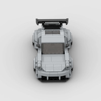 Henghui juguetes niños bloque de construcción famoso coche de carreras conjuntos de montaje para niños construye pequeño modelo kit DIY coches de ladrillo técnico