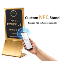 Carte intelligente NFC programmable en métal avec code QR intégré pour menu numérique de restaurant, affichage à accès rapide