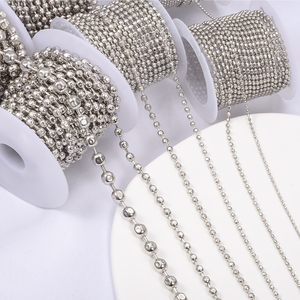 Bán buôn giá Vòng Hexagon thiết kế thép không gỉ hạt chuỗi không thấm nước không gây dị ứng đồ trang sức phát hiện & thành phần - Product Image 1