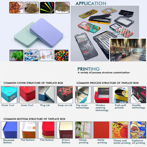 Caja de Metal Personalizada a Prueba de Niños, Caja Rectangular Hermética Resistente a la Apertura por Niños para Almacenamiento de Hierbas y Tabaco - Product Image 6