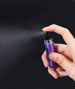 Atomizador de Perfume Portátil de Aluminio de 5ml con Pulverizador, Venta al por Mayor, Mini Botella Recargable de Bolsillo para Viaje, para Suero de Cuidado de la Piel, 100 Unidades - Product Image 6