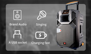 Sistema de Altavoces PA Inalámbrico Portátil de Alta Potencia para Interiores y Exteriores, Conexión USB MP3, Altavoz Bluetooth para S - Product Image 3
