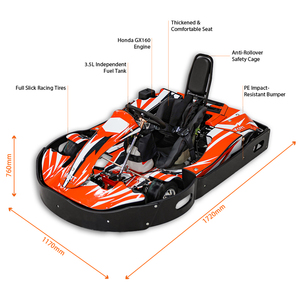 Vortkart Promotion Kart de Drift, Karting d'Amusement, Kart de Course à Essence, Kart à Essence pour Jeunes - Product Image 5