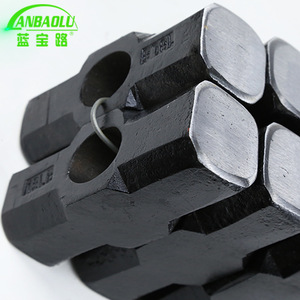 Martillo Octagonal Lanbaolu de 16-24 Libras, Cabeza de Martillo Industrial para Construcción, Acero Resistente al Desgaste - Product Image 1