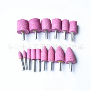 Tête de meulage conique ovale en céramique PA rouge, fournie par le fabricant, pour meuleuse électrique de jade et graveur électrique filaire - Product Image 2