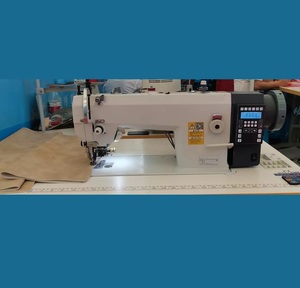 Industrial Automatic Synchronous Computerized Flat Bed Lockstitch Sewing Machine with Motor Gear for Jeans Trousers Leather Bags - Product Image 3
